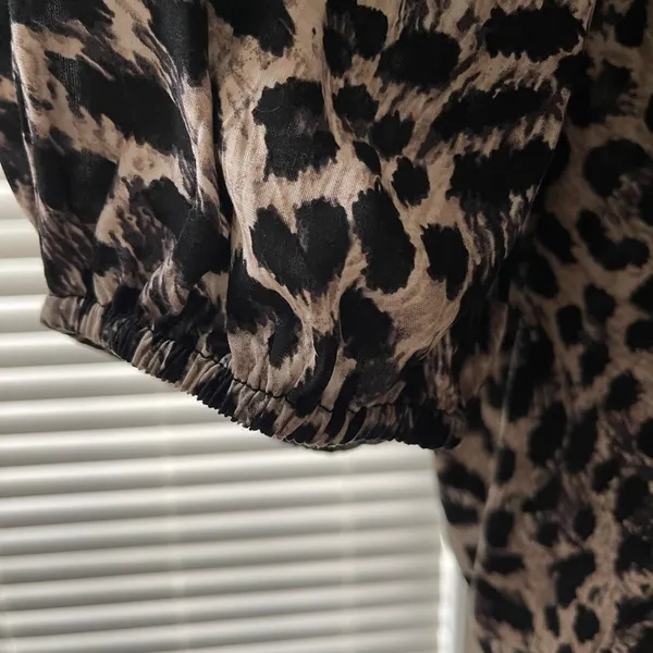 Cato Women’s Top with Peplum in Animal Print - Image 6