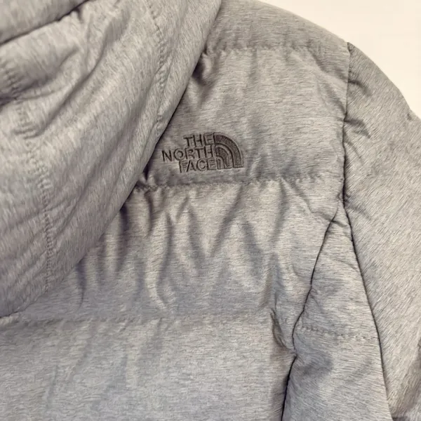 The North Face‎ Gotham Womens Goose Down Hooded Jacket Gray Medium - Image 7