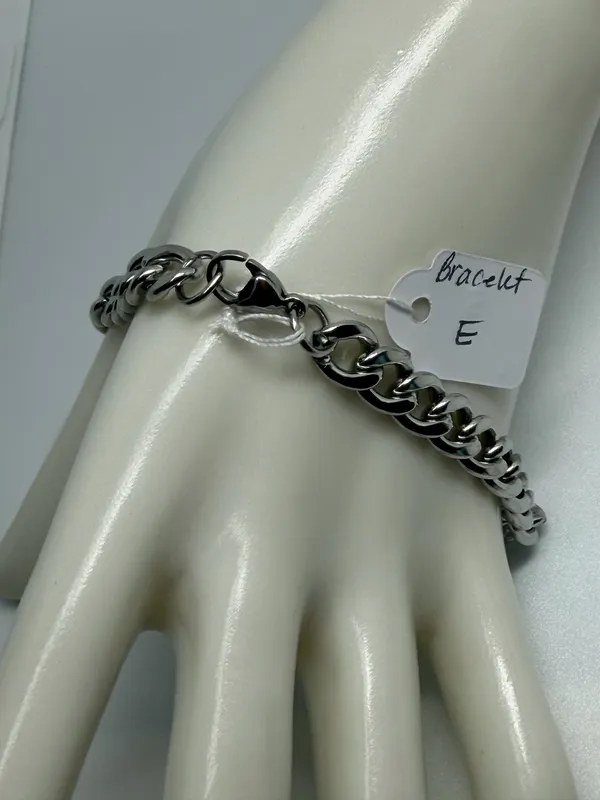 Bracelet for men or woman Silver - Image 2