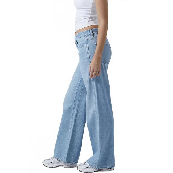 Pacsun Casey Low Rise Baggy Jeans Pale Light Indigo NWT Breakdown Size 27 - Image 4