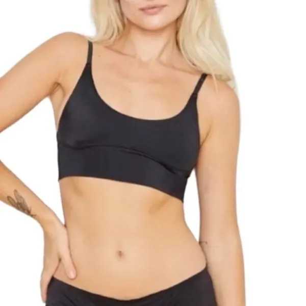 FREE PEOPLE x HAH Bralette Women Sz L Black Sporty Casual Athletic Versatile NWT - Image 14