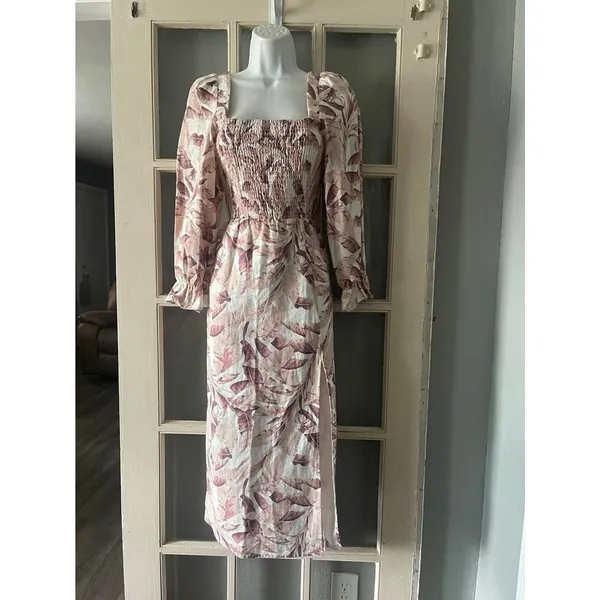 House Of Harlow 1960 Linen Dress - Image 8