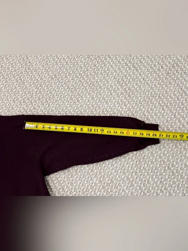 Colorful Standard Organic Oversized Hoodie in Oxblood Red Large - Image 7