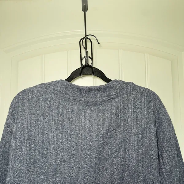 Live 2 Lounge Large Navy Coastal Lounge Knit Tank With‎ Cardigan Cabincor - Image 6