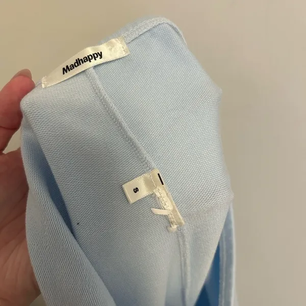 Madhappy Athletics Biker Short in Light Blue size Small (S) - Image 6