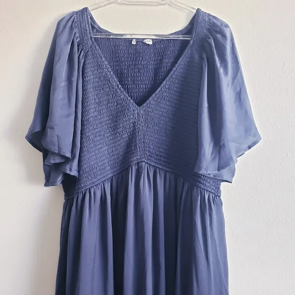 Baltic Born Lovell Smocked Midi Dress Short Sleeve New Without Tags - Image 4