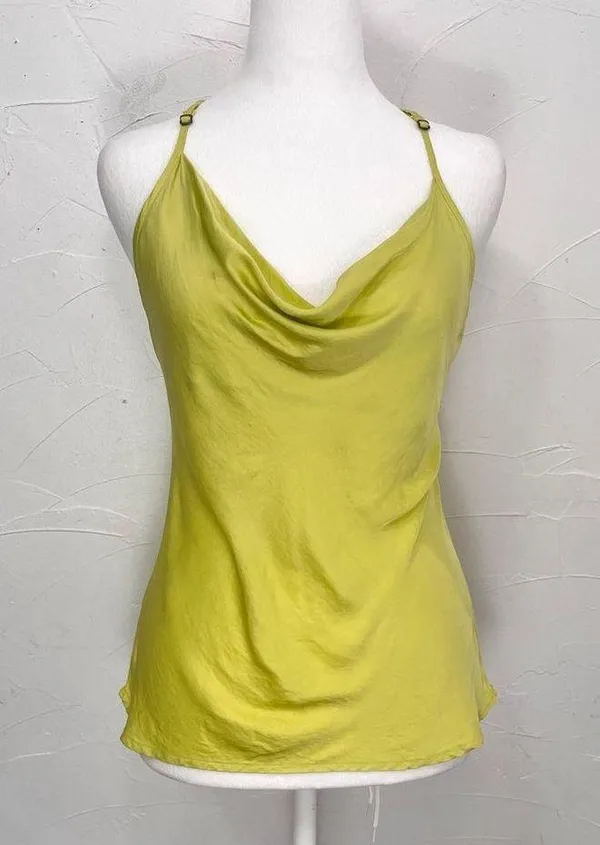 Young Fabulous and Broke Satin Cowl Neck Racer Back - Image 2