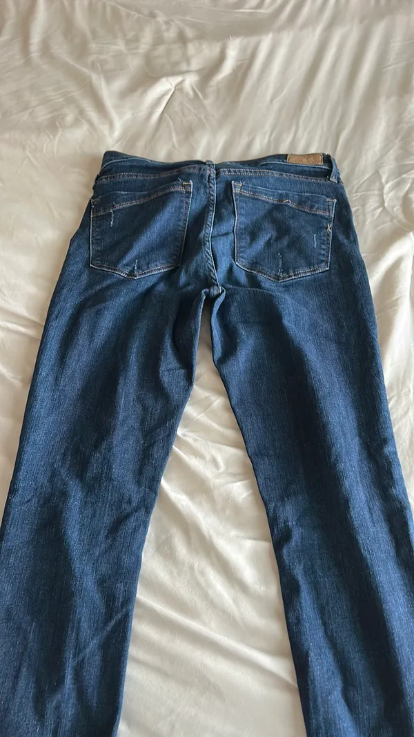 Express Jeans Mid-Rise Distressed Skinny - Image 2