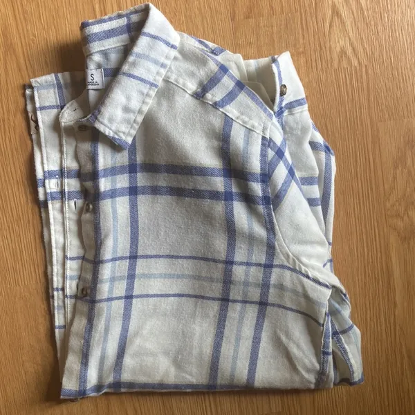 Hollister Flannel Button Down Shirt-Size S - Image 3
