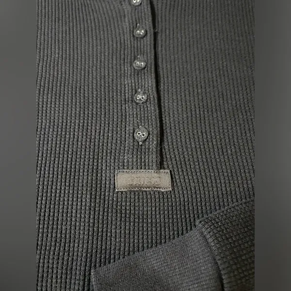 Skims waffle knit long sleeve top - Image 5