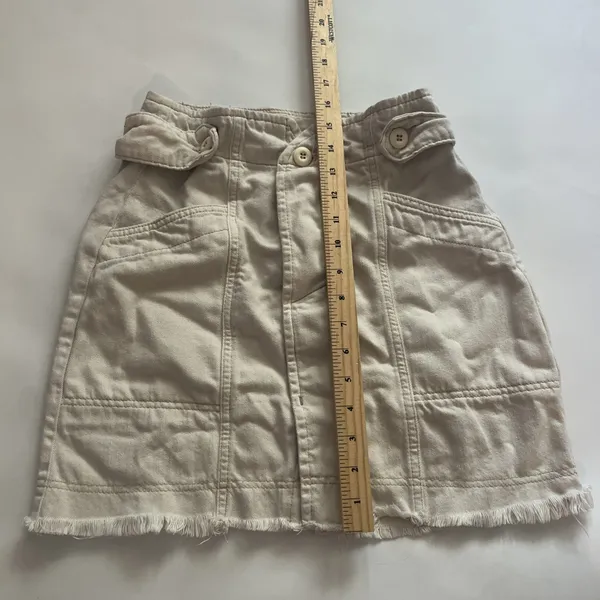 Free People Alpha Utility MINI Skirt SZ 4 - Image 5