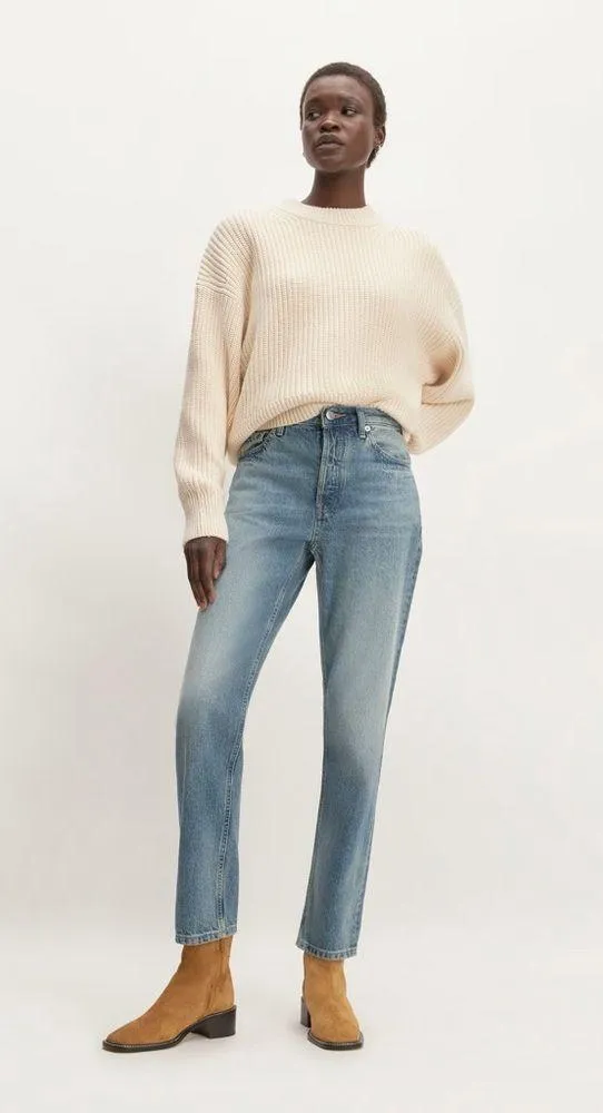 Everlane The Curvy 90S Cheeky Straight Jean Organic Cotton Crop Ankle Size 28 - Image 16