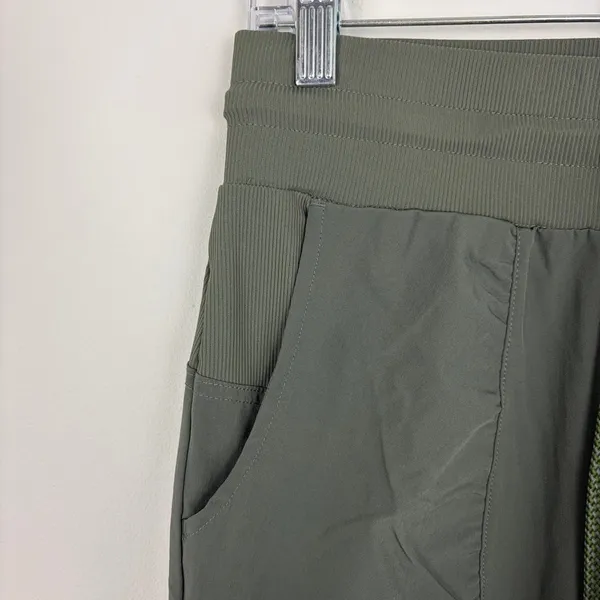 Kyodan Green Joggers Athletic Pants Drawstring Pockets Athleisure Small Petite - Image 5