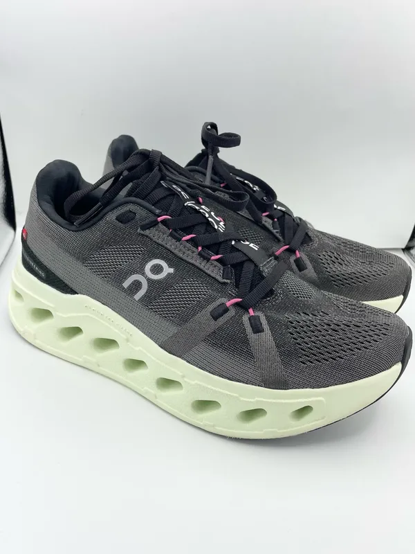 On Cloud Eclipse women’s running sneakers Size 8.5 gray/green Black - Image 15