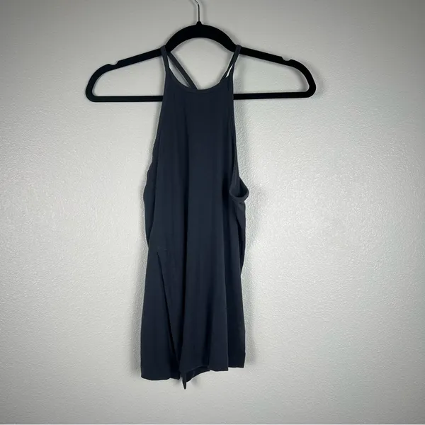 Athleta Explore Tank‎ Gray XXS High Neck UPF 50 Athletic Yoga Top - Image 4