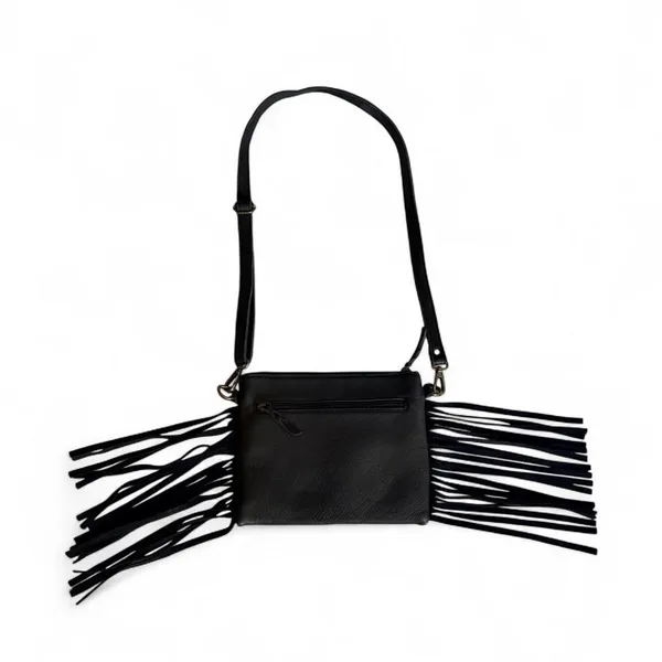 NWOT American Darling Cowhide Fringe Crossbody Bag - Image 6