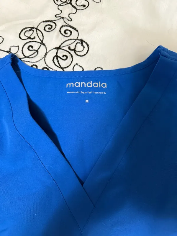 Mandala Scrubs Top - Image 2