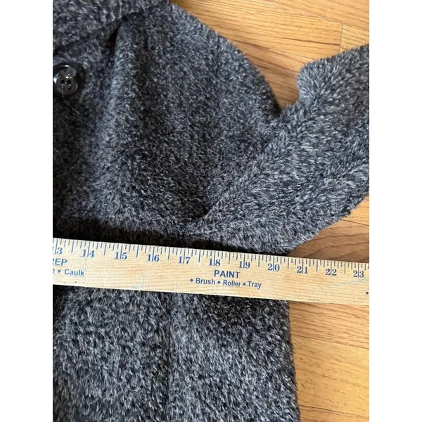 Cinzia Rocca Coat Women 8 Brown Wool Alpaca Blend Oversized Cape Academia‎ - Image 5