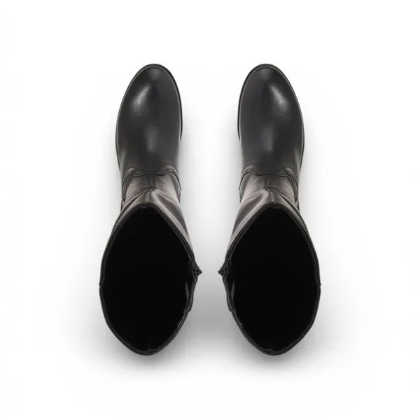 Baretraps Elegant Black Leather Knee-High Boots - Image 4