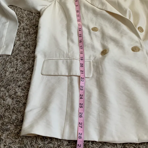 A New Day Women's Essential Blazer Cream White Medium - Image 12