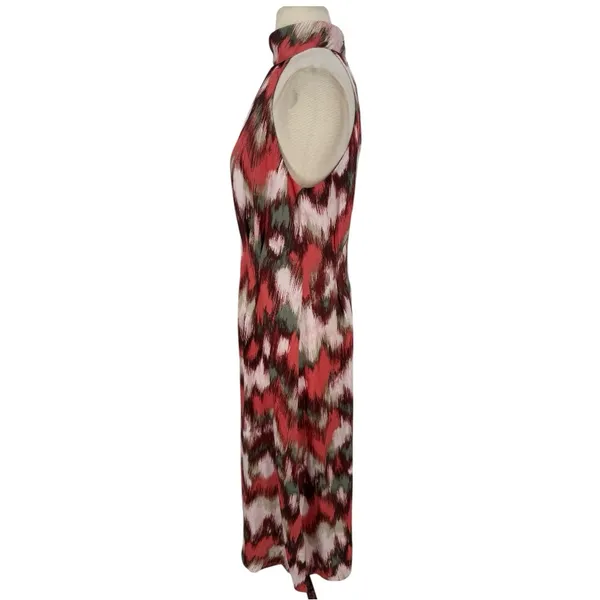 NWT Banana Republic Silky Twill Sleeveless Halter Midi Dress Size 6‎ Feminine - Image 6