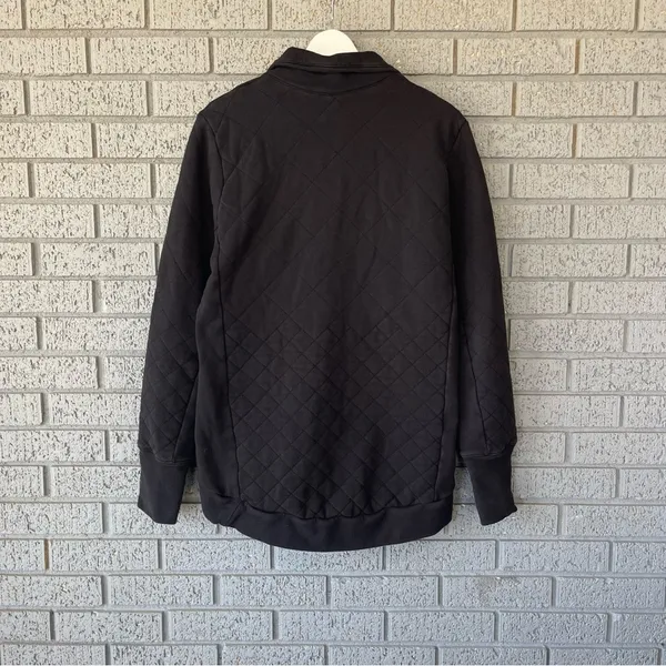 Lululemon Forever Warm Pullover Quilted Black Size 10 - Image 7