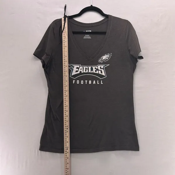 National Football League Team Apparel Philadelphia Eagles Shirt Gray XL - Image 9