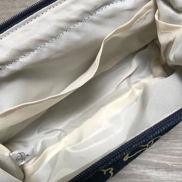 snoopy charlie brown peanuts denim mini clutch - Image 4