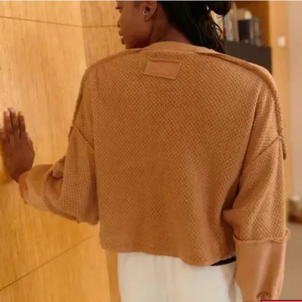 Out from under by Urban Outfitters Mel Cozy Henley Top Size Small - Image 2