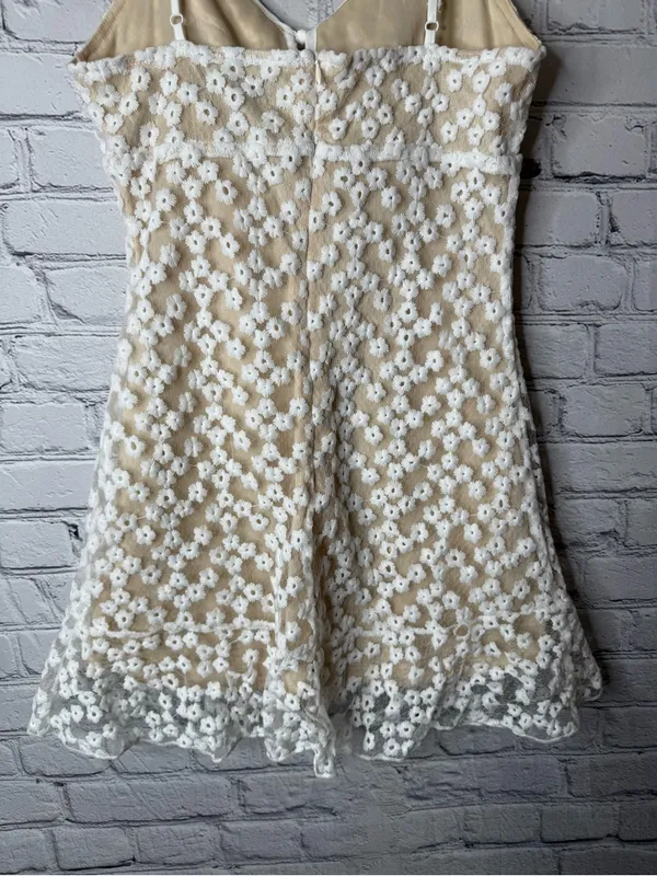 Lulus Charmaine white Floral Lace Mini Dress XS - Image 8