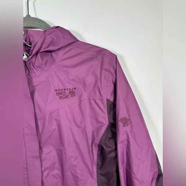 Mountain Hardwear Gore-Tex Rain‎ Jacket Women M Purple Hooded Shell - Image 5