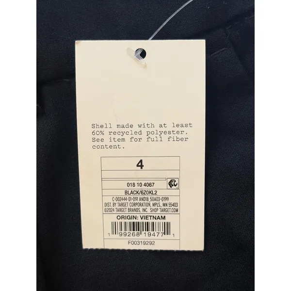 A New Day Womens High Rise Ankle Pants Black Size 4R Slightly Fitted Stretch - Image 11