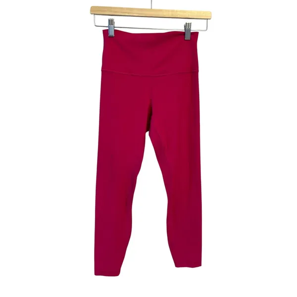 NWT Lululemon Size 6 Align HR Pant 28” PSNT Passionate Pink Authentic - Image 3