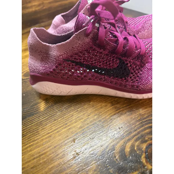 Nike Purple‎ Free RN Flyknit Sneakers Size 6.5 - Image 3