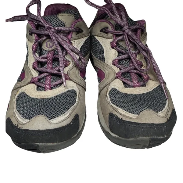Merrell performance wear select grip Women's castle rock purple gray hiking shoe - Image 4