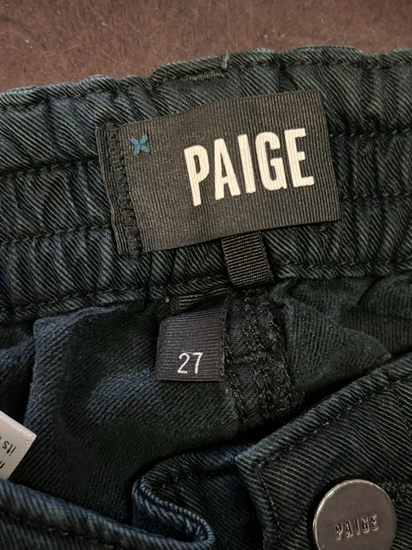 Paige Christy Pants Womens 27 Blue Jogger Elastic Drawstring Waist Stripe - Image 7