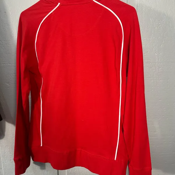 NCAA Ohio State Red Full Zip Long Sleeve Lightweight Jacket Size Small EUC - Image 7