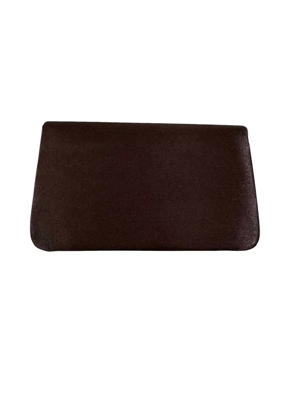 Sasha Satin Beaded Evening Bag Clutch or Shoulder Bag Convertible Black - Image 7
