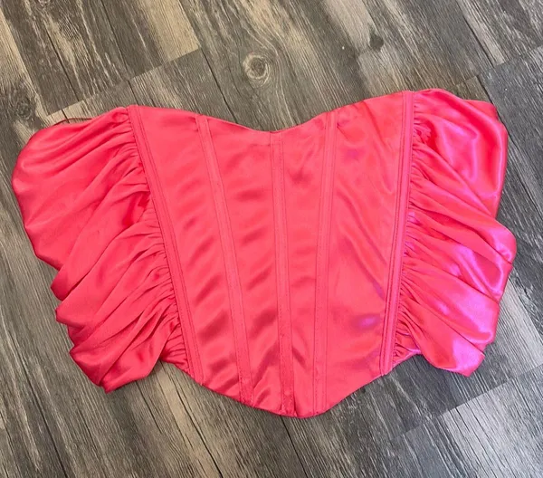 These Three Pink Corset Top - Image 3