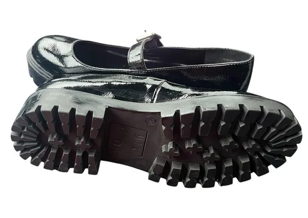 Mix No. 6 black Patent Mary Jane Lugged Shoes 7.5 - Image 2
