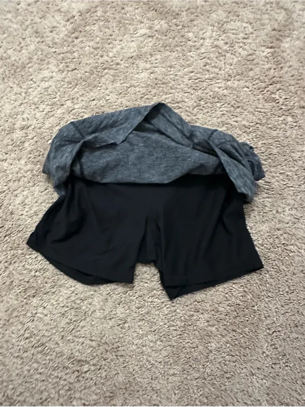 Athleta Excursion Skort Skirt Women's Size Small Pull On Charcoal Gray Pockets - Image 11