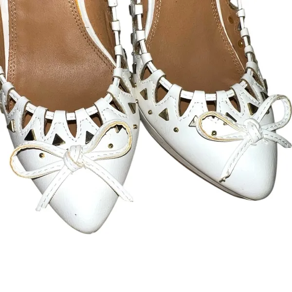 Izabella Rue Women's White Heels Size 7 - Image 8