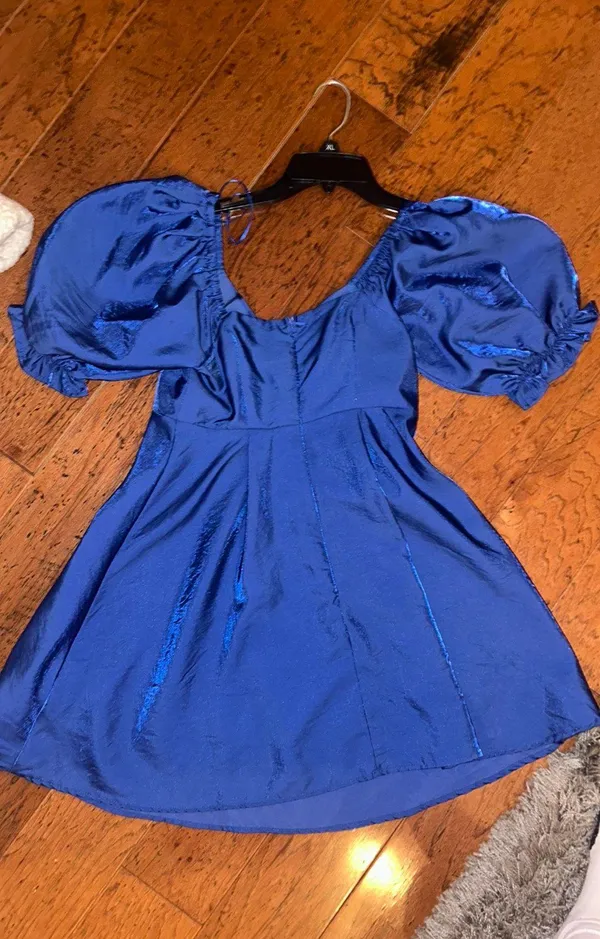 Boutique Blue Dress - Image 2