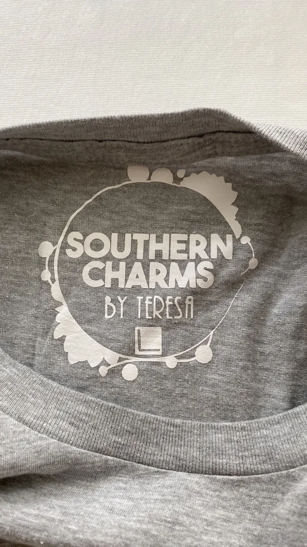 Southern Charms By Teresa T-shirt USA animal print on front short sleeves Sz LG - Image 6