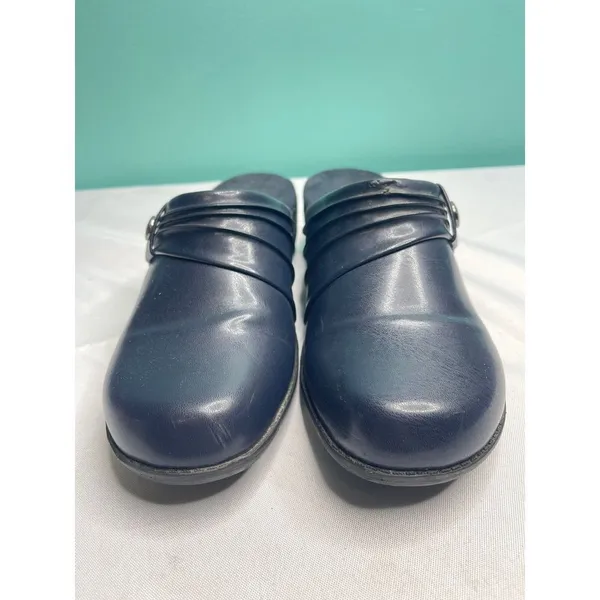 Sleek Leather mule clogs‎ Accent - Image 2