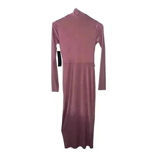 Rachel Rachel Roy Mauve Faux Wrap Midi Dress,‎ XS - Image 3