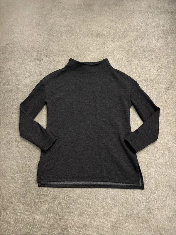 FreeFly Bamboo Thermal Fleece Mockneck Long Sleeve Sweatshirt - Image 2