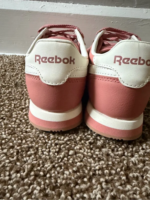 Reebok Classic Nylon Pink Gum Sole Vintage Style Retro Shoes Women's Size 6 - Image 3