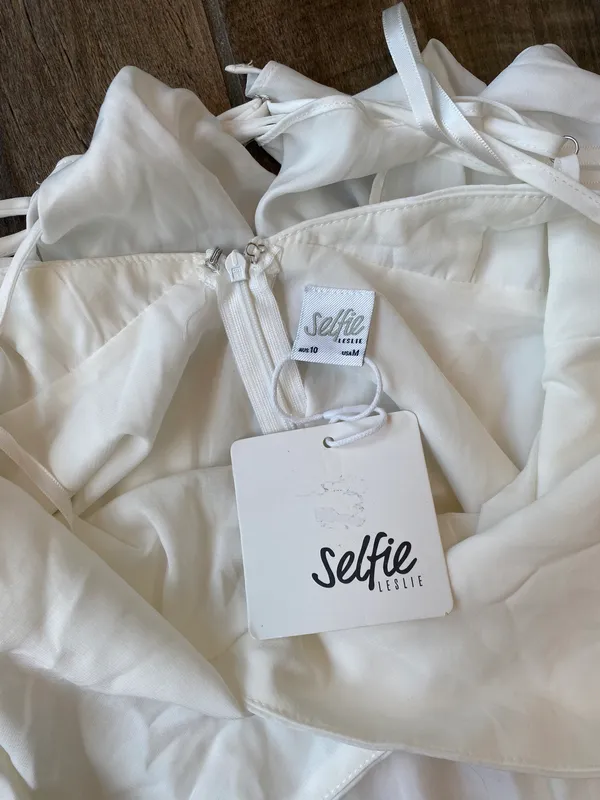 Hello Molly White Mini Dress - Image 12
