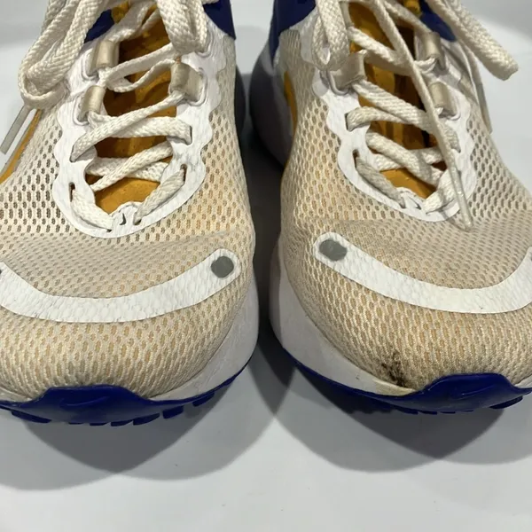 Nike React escape run‎ 2 sneakers white yellow size 7.5 - Image 7